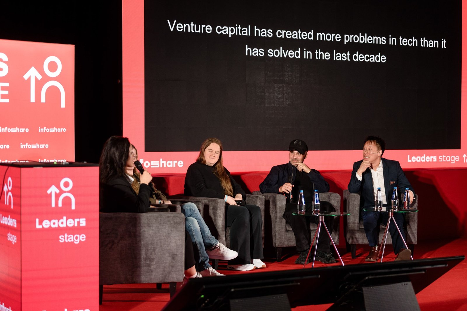 Andrzej Danek on the Leaders Stage panel at Infoshare